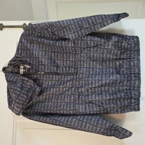 Authentic Dior Gray Youth Logo Windbreaker 14Y XXS / XS Adult